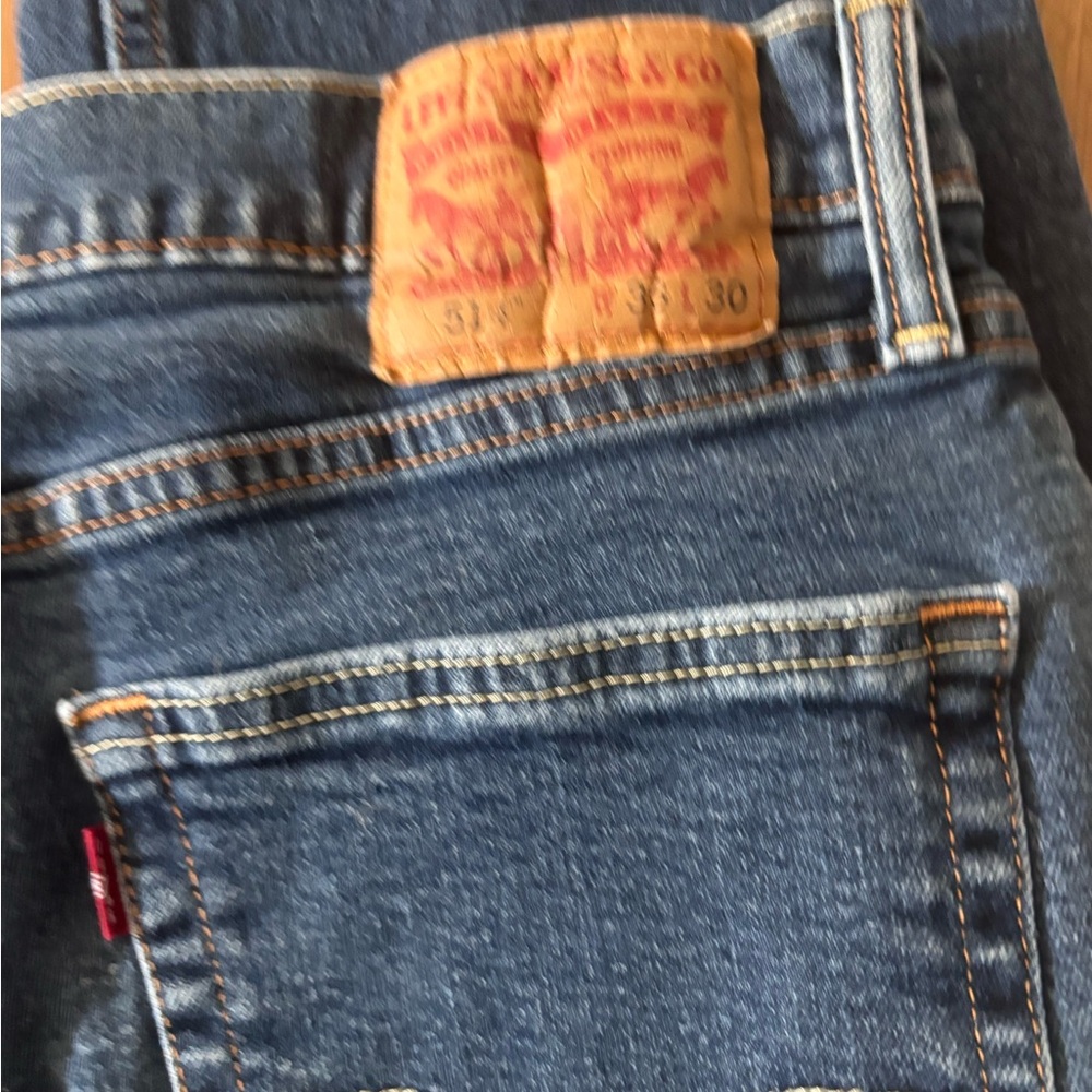 Levi's Men's Blue classic Jeans. 36/30 - Picture 4 of 5